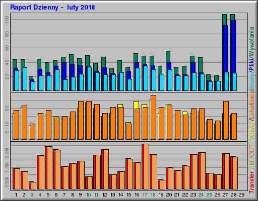 Raport Dzienny -  luty 2018