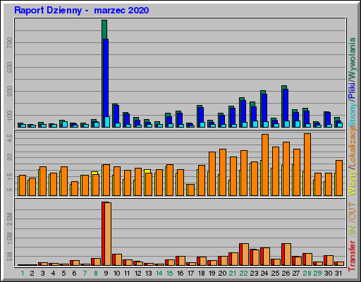 Raport Dzienny -  marzec 2020