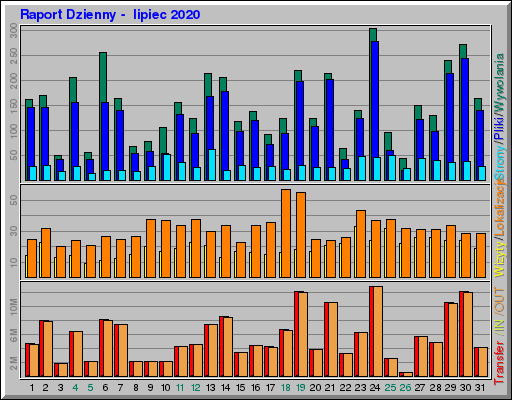 Raport Dzienny -  lipiec 2020