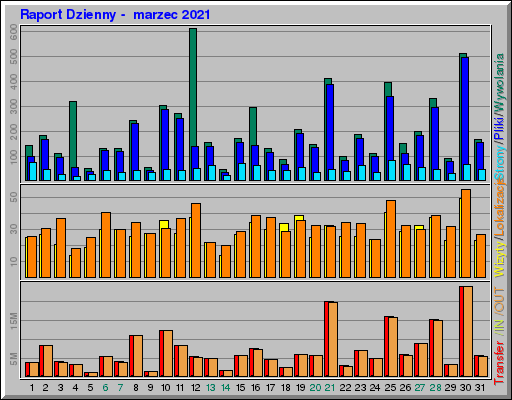 Raport Dzienny -  marzec 2021