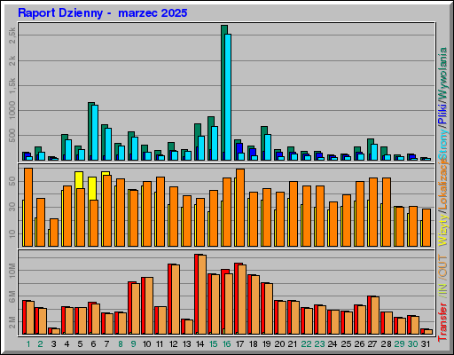 Raport Dzienny -  marzec 2025