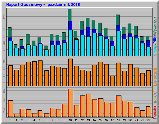 Raport Godzinowy -  październik 2018
