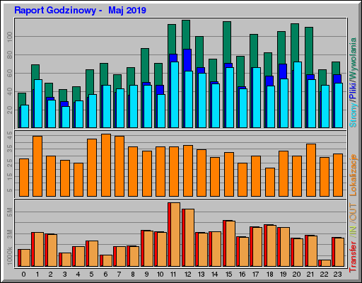 Raport Godzinowy -  Maj 2019