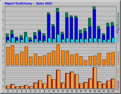 Raport Godzinowy -  lipiec 2020