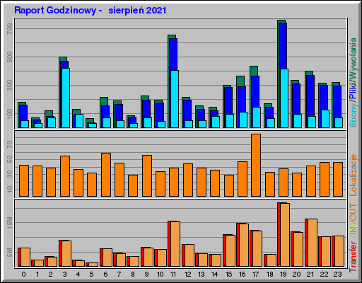 Raport Godzinowy - sierpieĹ 2021 Raport Godzinowy - sierpieĹ 2021