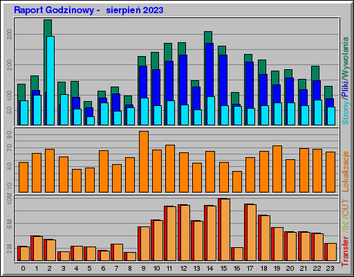 Raport Godzinowy -  sierpień 2023