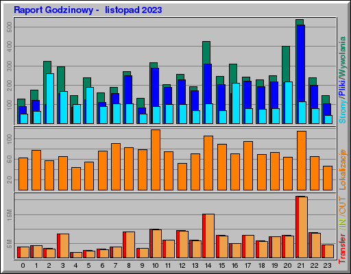 Raport Godzinowy -  listopad 2023
