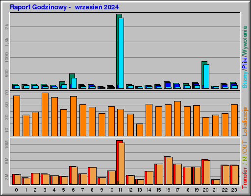 Raport Godzinowy -  wrzesień 2024