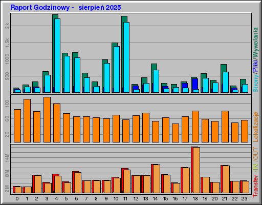 Raport Godzinowy -  sierpień 2025